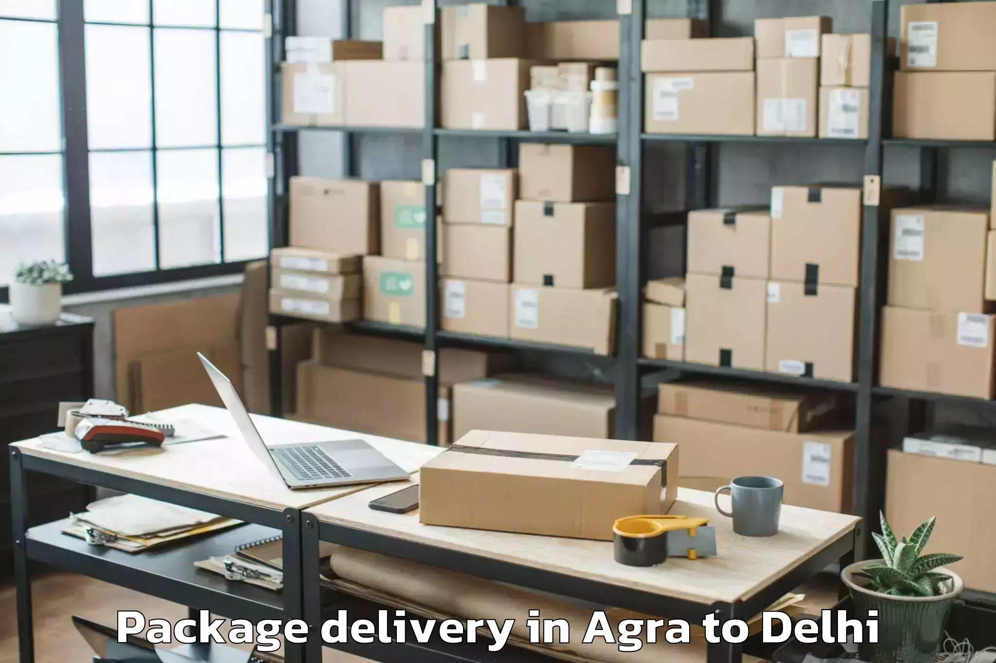 Easy Agra to Chanakya Puri Package Delivery Booking